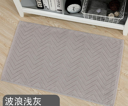 Non-Slip Cotton Bath Mat for Hotels and Homes