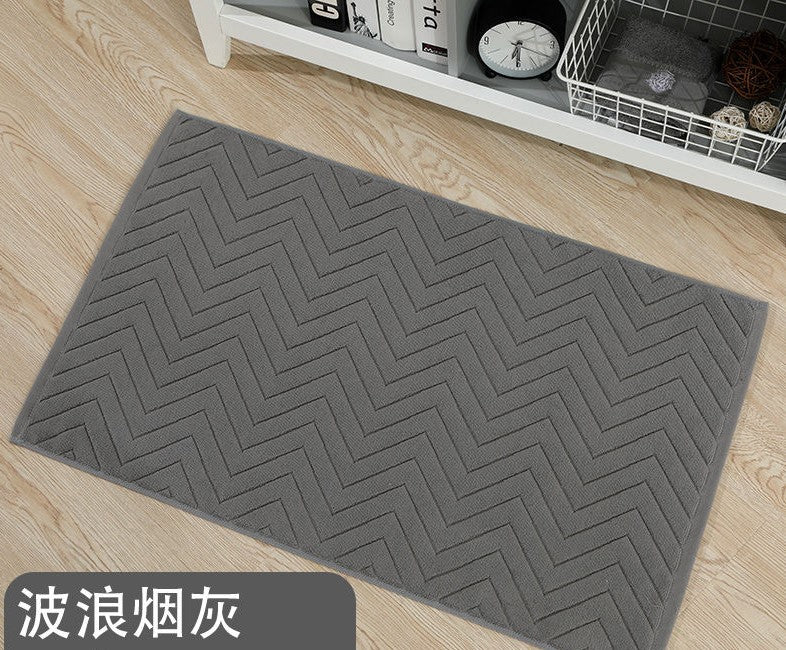 Non-Slip Cotton Bath Mat for Hotels and Homes