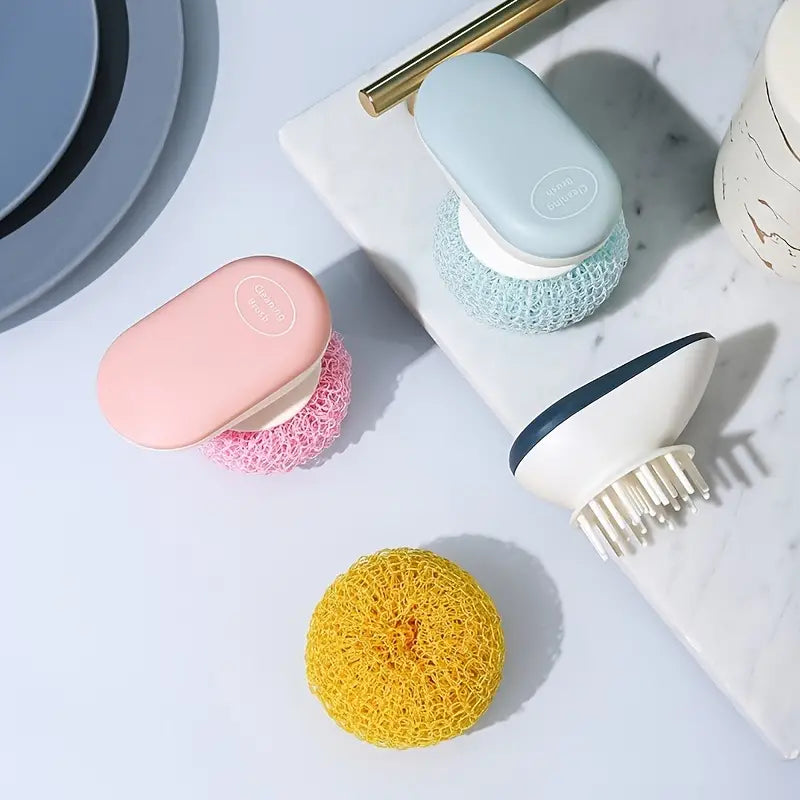 Kitchen Pot and Bowl Cleaning Brush (1pc)