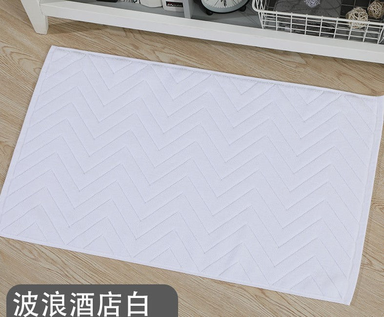 Non-Slip Cotton Bath Mat for Hotels and Homes