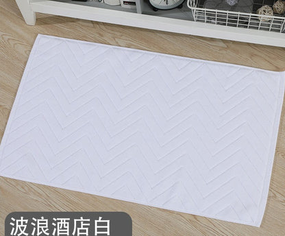 Non-Slip Cotton Bath Mat for Hotels and Homes