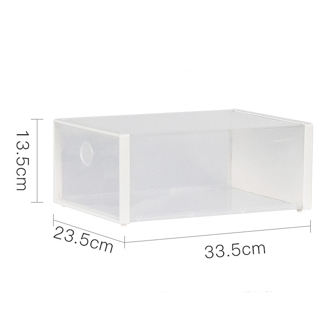 Dustproof Shoe Cabinet with Thick Transparent Drawers