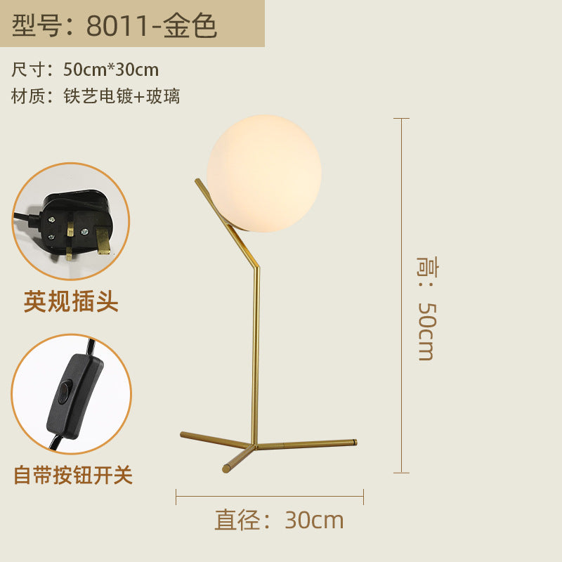 Nordic Bedroom Table Lamp - Modern Reading Lamp