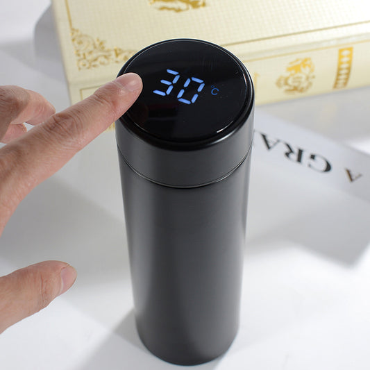 LED Smart Temperature Control Insulated Mug - Logo Print